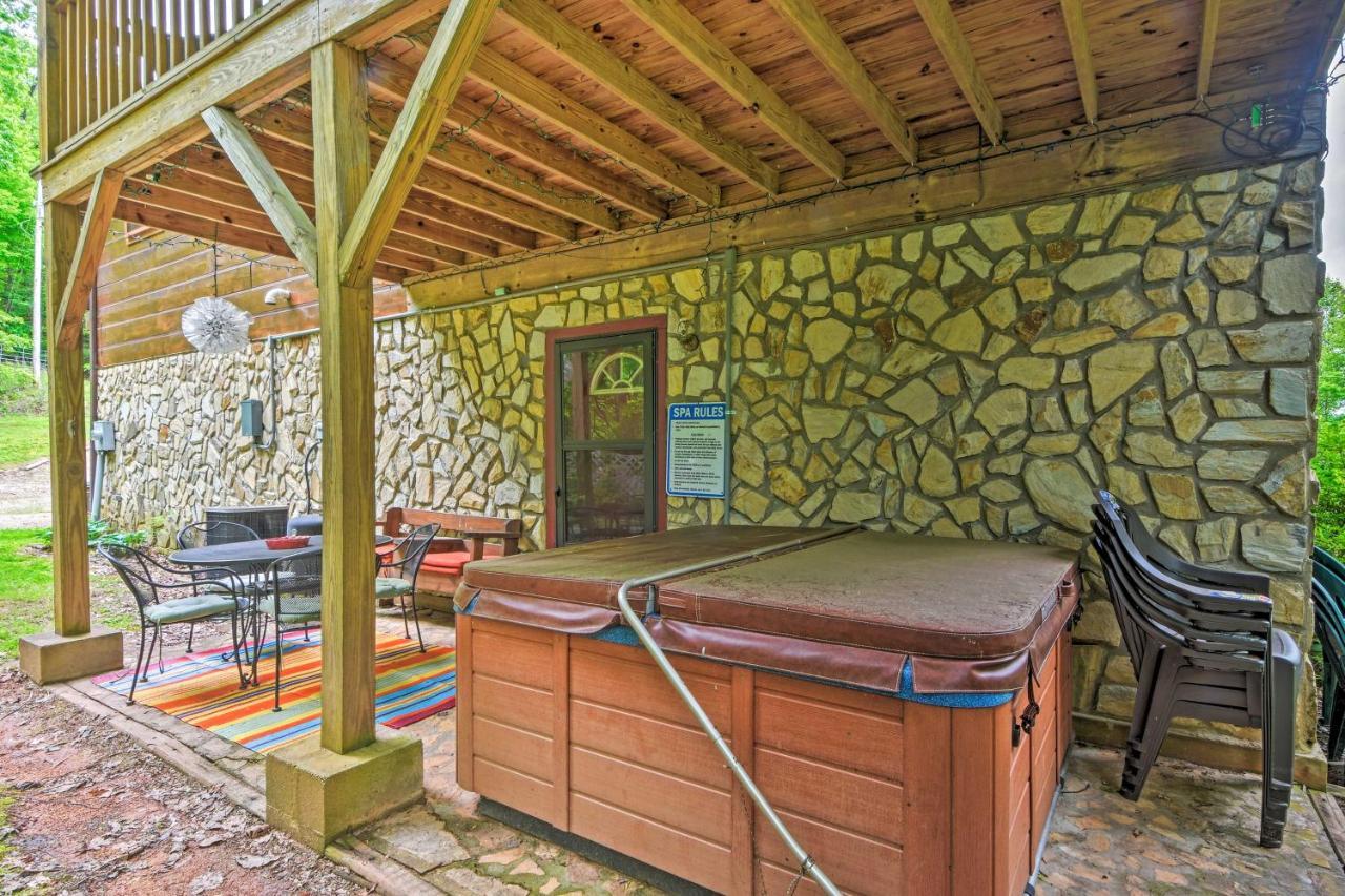 Bryson City Cabin With Hot Tub, Views And Pool Table! Exterior foto